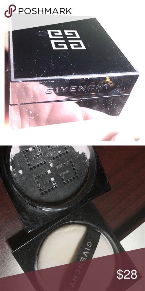 givenchy loose powder color|Givenchy translucent clear powder.